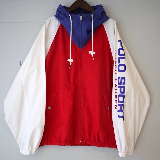 POLO RALPH LAUREN(ポロラルフローレン)の90s POLO SPORT ポロスポーツ コットン ジャケット メンズのジャケット/アウター(ブルゾン)の商品写真