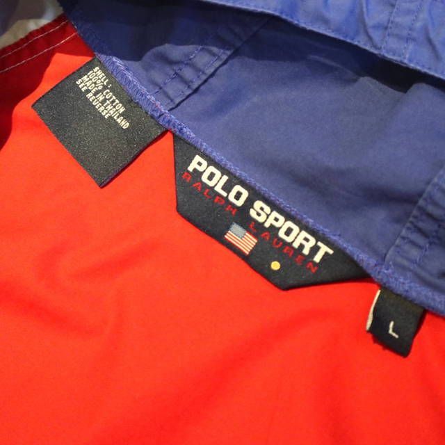 POLO RALPH LAUREN(ポロラルフローレン)の90s POLO SPORT ポロスポーツ コットン ジャケット メンズのジャケット/アウター(ブルゾン)の商品写真