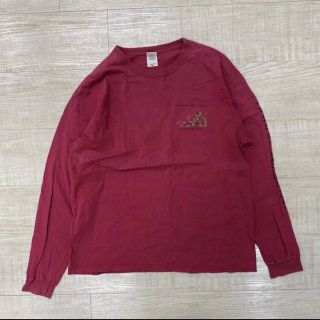 アンビル(Anvil)のanvil 90s デザイン レア ロンT ワインレッド XL ハワイ(Tシャツ/カットソー(七分/長袖))