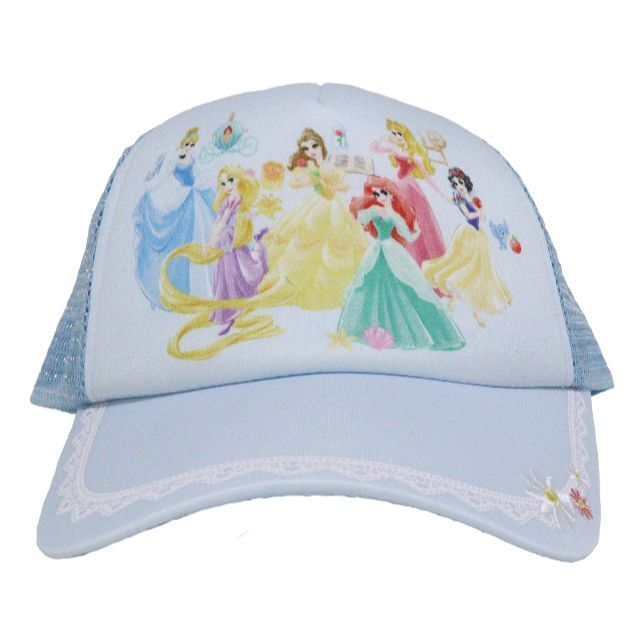 Disney(ディズニー)のディズニー プリンセス メッシュキャップ 調節可能 キッズ★サックスブルー新品 キッズ/ベビー/マタニティのこども用ファッション小物(帽子)の商品写真