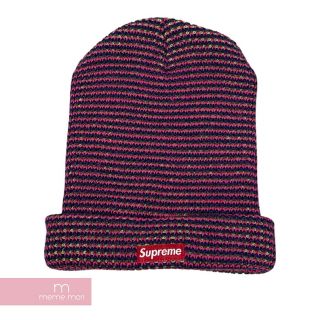 Supreme 2012AW 4-Color Beanie シュプリーム 4カラービーニー スモールボックスロゴ ニット帽 ニットキャップ ピンク×マルチカラー【211211】【新古品】【me04】(ニット帽/ビーニー)