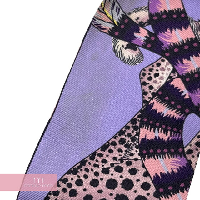 HERMES 2017SS Twilly Scarf The Savana Dance エルメス ツイリー