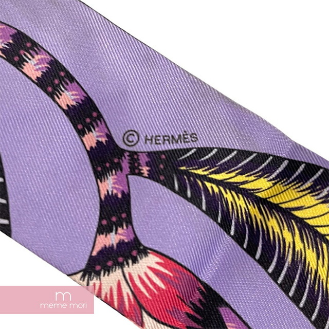 HERMES 2017SS Twilly Scarf The Savana Dance エルメス ツイリー