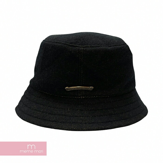 CHROME HEARTS×MATTY BOY Sex Records Cashmere Bucket Hat クロムハーツ×マッティボーイ セックスレコードカシミヤバケットハット シルク混 帽子 ブラック サイズM/58.5cm 【221123】【中古-A】【me04】 メンズの帽子(ハット)の商品写真