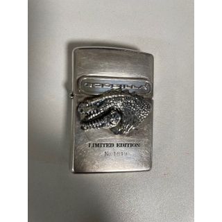 ゴジラ　ジッポー　リミテッドエディション　シリアルナンバー付(タバコグッズ)