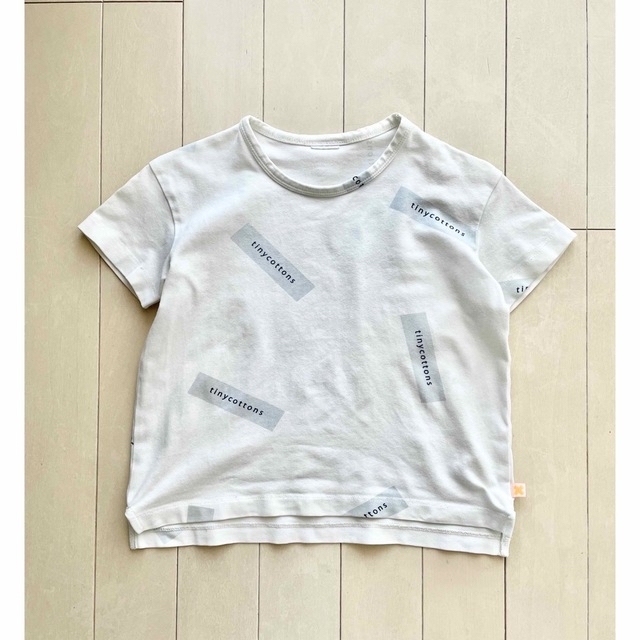bobo chose(ボボチョース)のtinycottons ロゴ Tシャツ(2Y) キッズ/ベビー/マタニティのキッズ服男の子用(90cm~)(Tシャツ/カットソー)の商品写真
