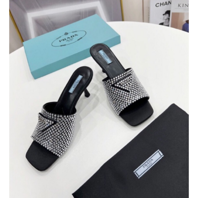 人気☆PRADAハイヒール/パンプス サンダル レディース 美品 62-1