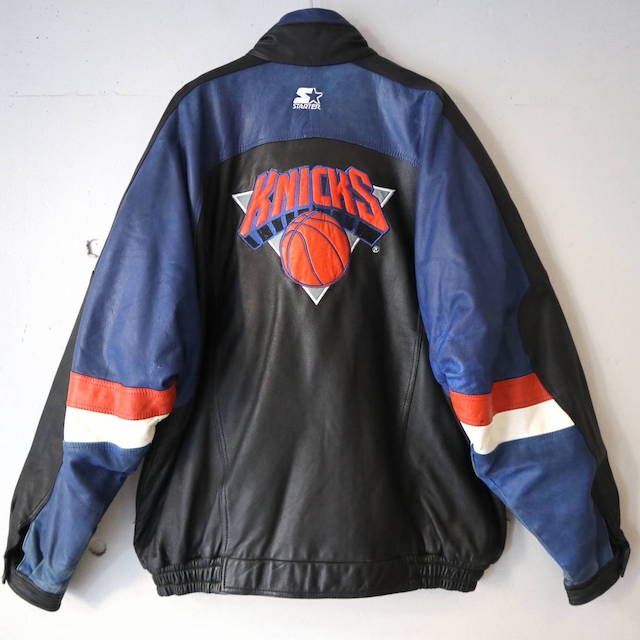 希少 90s NBA KNICKS レザージャケット