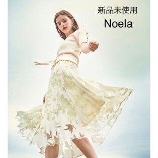 ノエラ(Noela)の未使用♦Noela オパールフラワープリーツスカート(ロングスカート)