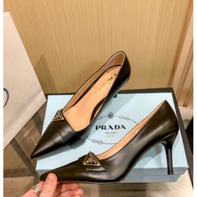 PRADAサンダル ハイヒール/パンプス レディース 美品 55 格安新品 www
