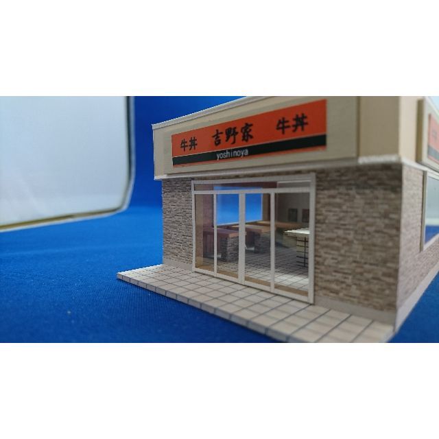 ◇オリジナル店舗建築模型03◇スケール1/87 HOゲージインテリア　鉄道模型 4
