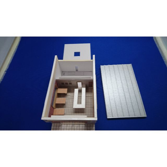 ◇オリジナル店舗建築模型03◇スケール1/87 HOゲージインテリア　鉄道模型 6