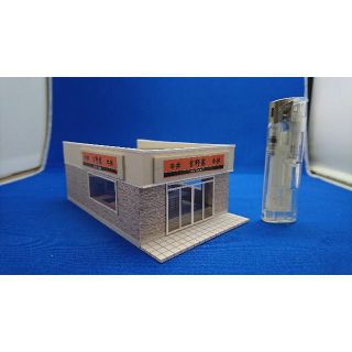 ◇オリジナル店舗建築模型03◇スケール1/87 HOゲージインテリア　鉄道模型