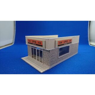 ◇オリジナル店舗建築模型03◇スケール1/87 HOゲージインテリア　鉄道模型