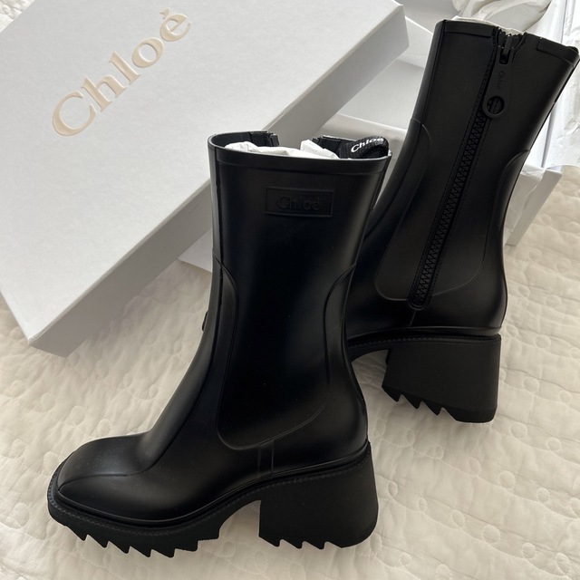 Chloe レインブーツ BETTY BOOTS 憧れの www.toyotec.com