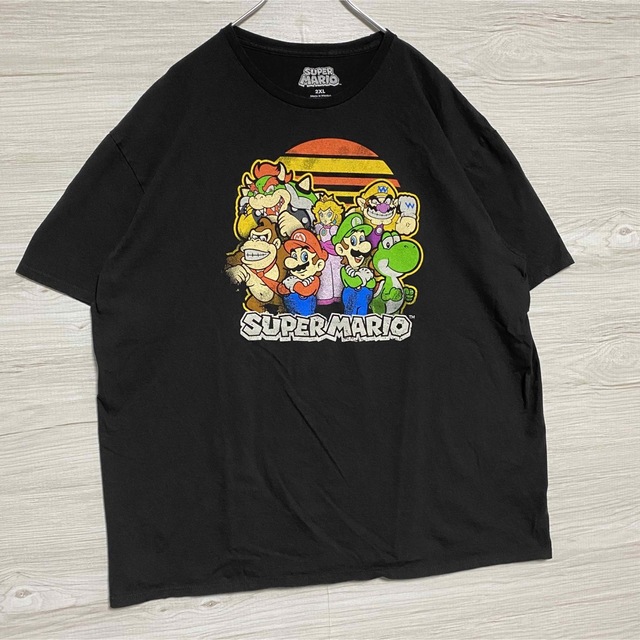 入手困難】SUPER MARIO マリオ Tシャツ 2XLサイズ 一点物 海外の通販