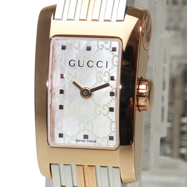 Gucci   グッチ Gメトロ クオーツ 腕時計 シルバー ピンクゴールド