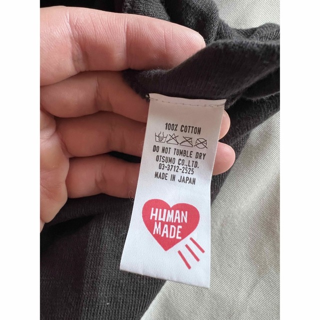 HUMAN MADE(ヒューマンメイド)のXLサイズ　HUMAN MADE Tシャツ メンズのトップス(Tシャツ/カットソー(半袖/袖なし))の商品写真