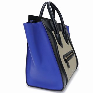 <br>CELINE  セリーヌ レザーハンドバッグ/ラゲージマイクロショッパー/ラミネーテッドラムスキン/ハンドバッグ/189793BED/S-C******/ブランドバック/ABランク/04