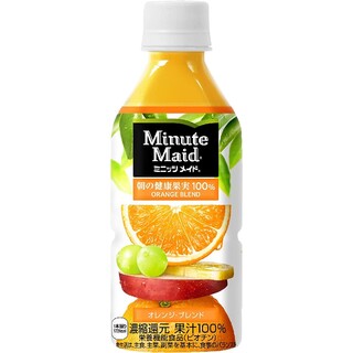 コカ・コーラ ミニッツメイド 朝の健康果実 オレンジ 果汁100% 350ml(ソフトドリンク)