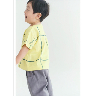ミナペルホネン(mina perhonen)のミナペルホネン♡ribbon frame Tシャツ♡80サイズ(Ｔシャツ)