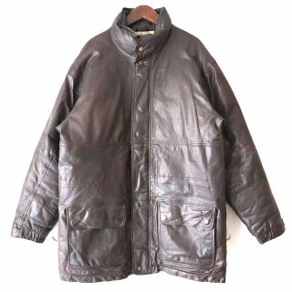 エディーバウアー(Eddie Bauer)の80s〜 Eddie Bauer Leather Down Coat(ダウンジャケット)