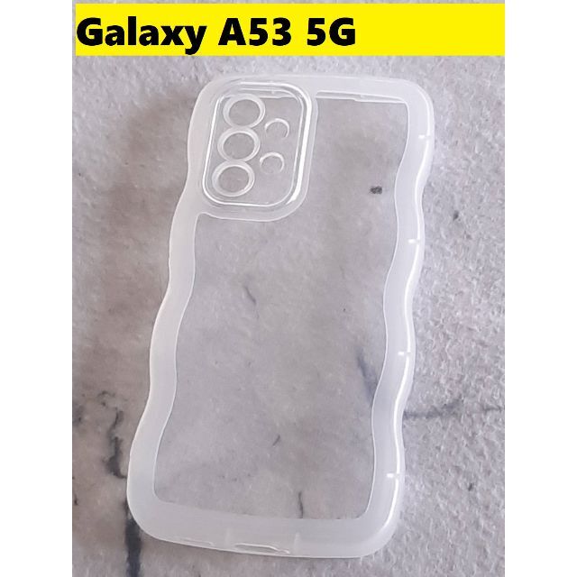 SAMSUNG(サムスン)のGalaxy A53 5G★ウェーブ なみなみ　可愛いケース　Galaxyケース スマホ/家電/カメラのスマホアクセサリー(Androidケース)の商品写真