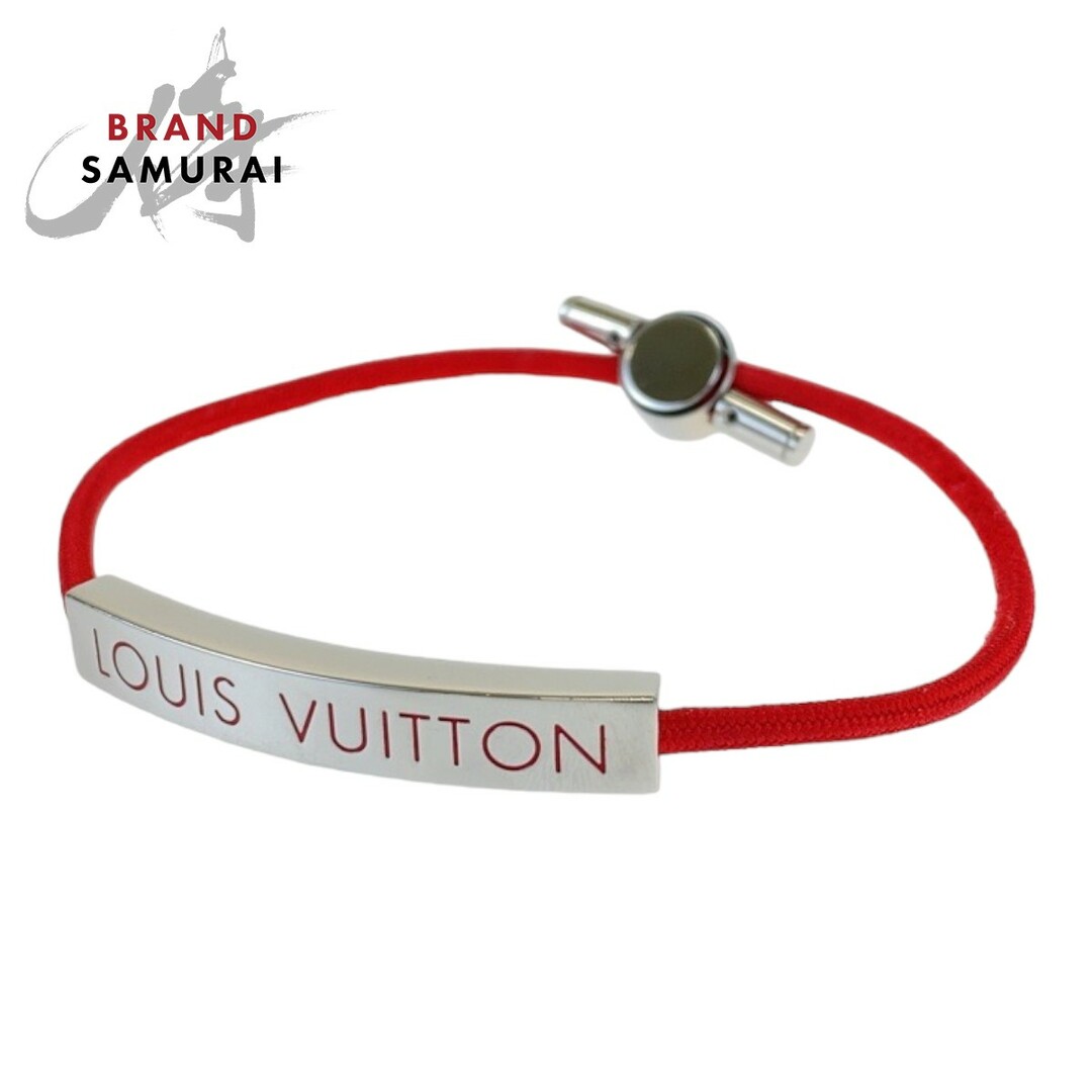 ルイヴィトン LOUIS VUITTON ブラスレ スペースLV M00274 バングル アクセサリー ブレスレット メタル レッド