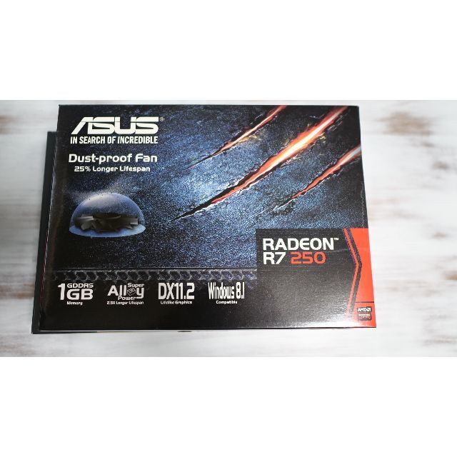 ASUS(エイスース)のRADEON R7 250 1GB　R7 240 2GB セット スマホ/家電/カメラのPC/タブレット(PCパーツ)の商品写真