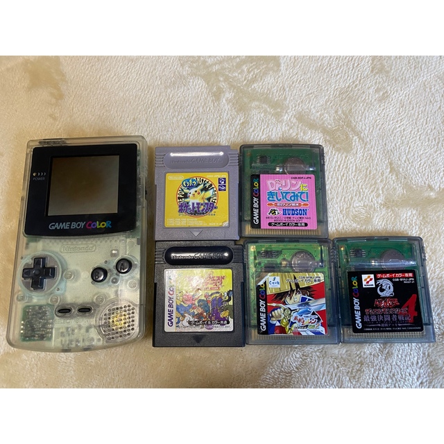 ゲームボーイ - ゲームボーイカラー カセット5個付きの通販 by m's