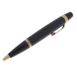 モンブラン(MONTBLANC)の【本物保証】 超美品 モンブラン MONTBLANC ルビー ボールペン 黒インク ブラック ゴールド 希少 レア(その他)