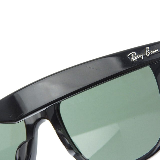 【本物保証】 超美品 レイバン RAYBAN サングラス ブラック 54□18 RB2140 F シンプル