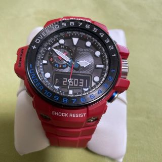 ジーショック(G-SHOCK)のCASIO G-SHOCK GWN-1000RD-4AJF 電波ソ－ラ－(腕時計(アナログ))