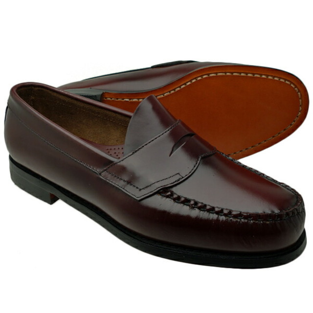 G.H.BASS LOGAN (ローガン) BURGUNDY 【幅広 Width:3E】 バス ペニー