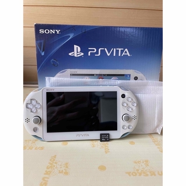 PlayStation Vita - PS VITA PCH-2000 ライトブルー/ホワイト 本体 ...