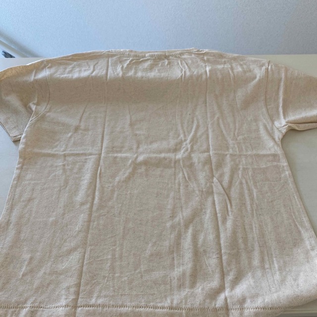 レディース半袖VネックTシャツ　ベージュ　M〜L 新品 レディースのトップス(Tシャツ(半袖/袖なし))の商品写真