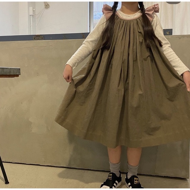 Caramel baby&child (キャラメルベビー&チャイルド)のito  リネンワンピース キッズ/ベビー/マタニティのキッズ服女の子用(90cm~)(ワンピース)の商品写真