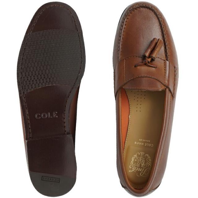 Cole Haan(コールハーン)の【COLEHAAN PINCH GRAND TASSEL 】 コールハーン ピンチグランドタッセル C12770 BROWN ブラウン ローファー 【靴幅 Medium】 メンズの靴/シューズ(ドレス/ビジネス)の商品写真