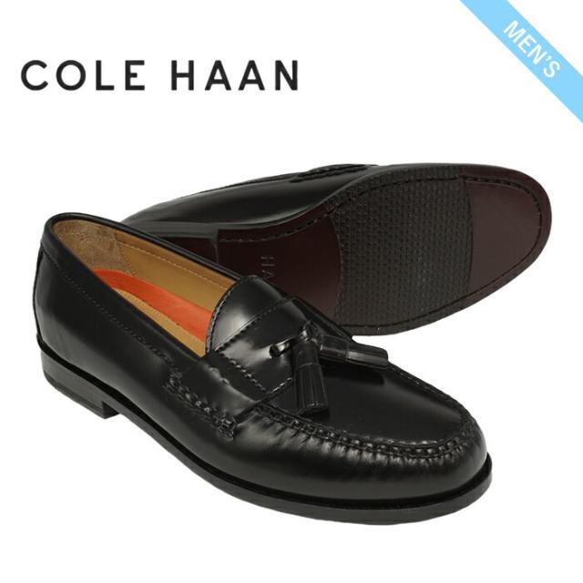 Cole Haan(コールハーン)の【COLEHAAN PINCH GRAND TASSEL】 コールハーン ピンチグランドタッセル C12772 BLACK ブラック ローファー 【靴幅 Medium】 US7.0(25.0) メンズの靴/シューズ(ドレス/ビジネス)の商品写真