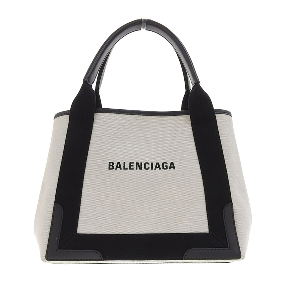 BALENCIAGA BAG(バレンシアガバッグ)のバレンシアガ  ネイビーカバスS  キャンバス/レザー  339933 レディースのバッグ(ハンドバッグ)の商品写真