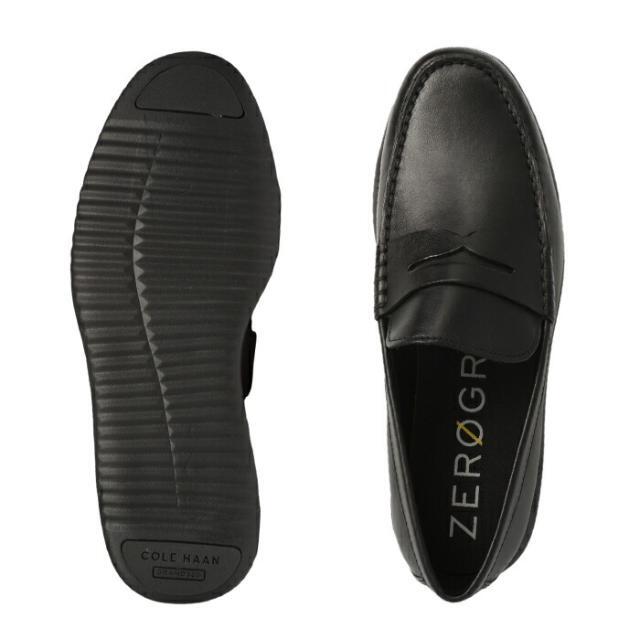 Cole Haan(コールハーン)の【COLEHAAN 2.ZEROGRAND PENNY】 コールハーン ゼログランド ペニー C33734 BLACK ブラック ローファー 【靴幅 Wide】 メンズの靴/シューズ(ドレス/ビジネス)の商品写真