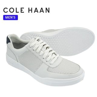 コールハーン(Cole Haan)の【COLEHAAN GC MODERN PERF SNKR】 コールハーン グランドクロスコート モダン パーフォレーション スニーカー C33987 WHITE ホワイト スニーカー 【靴幅 Medium】(スニーカー)