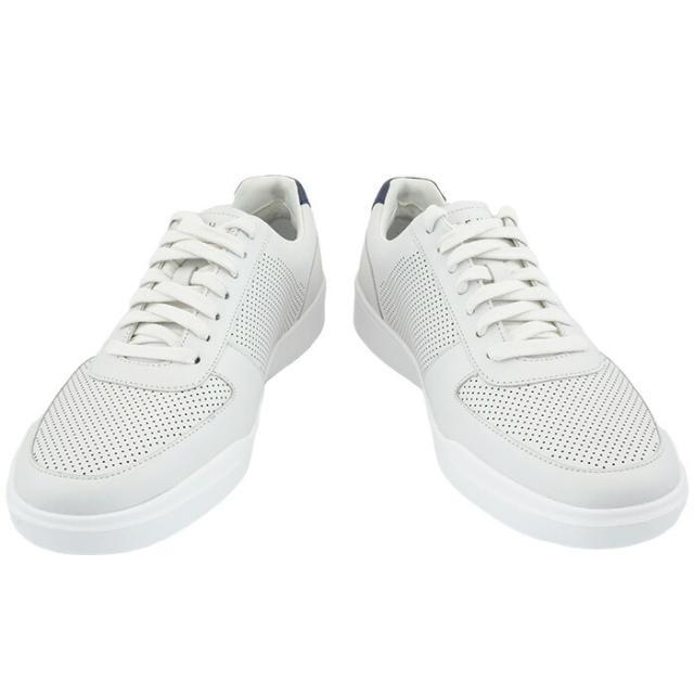 CAMPER(カンペール)の【COLEHAAN GC MODERN PERF SNKR】 コールハーン グランドクロスコート モダン パーフォレーション スニーカー C33987 WHITE ホワイト スニーカー 【靴幅 Wide】 US9.5(27.5) メンズの靴/シューズ(スニーカー)の商品写真