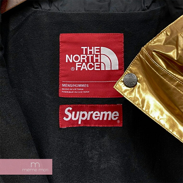 Supreme×The North Face 2018SS Metallic Mountain Parka Gold シュプリーム×ノースフェイス メタリックマウンテンパーカー ゴールド ナイロンジャケット ブルゾン ゴールド サイズS【221213】【新古品】【me04】 2