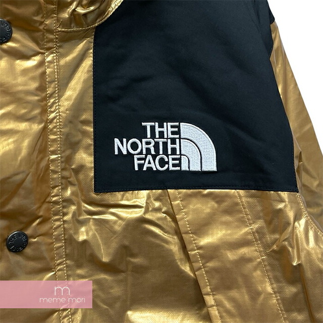 Supreme×The North Face 2018SS Metallic Mountain Parka Gold シュプリーム×ノースフェイス メタリックマウンテンパーカー ゴールド ナイロンジャケット ブルゾン ゴールド サイズS【221213】【新古品】【me04】 メンズのジャケット/アウター(その他)の商品写真