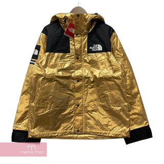 Supreme×The North Face 2018SS Metallic Mountain Parka Gold シュプリーム×ノースフェイス メタリックマウンテンパーカー ゴールド ナイロンジャケット ブルゾン ゴールド サイズS【221213】【新古品】【me04】(その他)