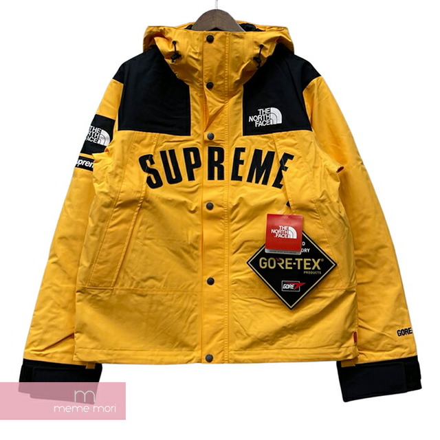 Supreme×THE NORTH FACE 2019SS Arc Logo Mountain Parka シュプリーム×ノースフェイス  アーチロゴマウンテンパーカー ゴアテックスナイロンジャケット ブルゾン イエロー サイズS【221211】【新古品】【me04】 | フリマアプリ  ラクマ