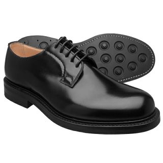 Church's チャーチ SHANNON R(Rubber sole) シャノン プレーントゥ ダイナイトソール BLACK ブラック ポリッシュドバインダーカーフ 【Fitting G】 ≪UK直輸入・正規品(ドレス/ビジネス)