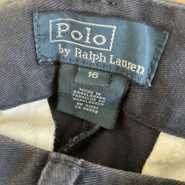 POLO RALPH LAUREN(ポロラルフローレン)のPOLOラルフローレン　160紺チノショートパンツ キッズ/ベビー/マタニティのキッズ服男の子用(90cm~)(パンツ/スパッツ)の商品写真