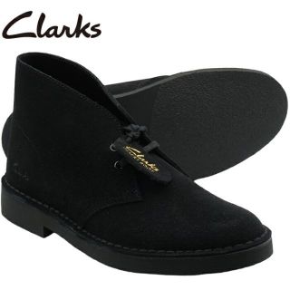 【CLARKS デザートブーツ2】 クラークス  26155499 BLACK SUEDE ブラックスエード メンズブーツ 【靴幅 M/ミディアム】(ブーツ)